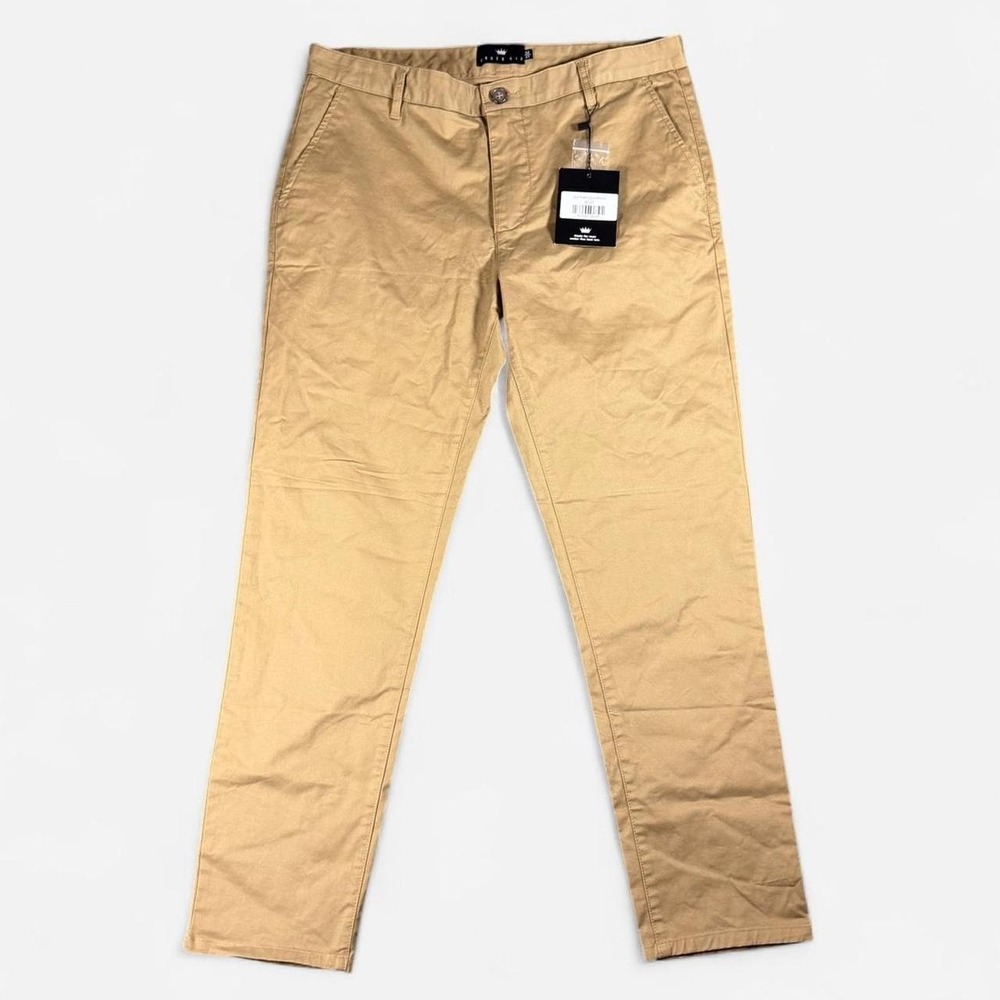 NWT Under 510 Almond Tan Core Stretch Chino Pants Size 32 x 27